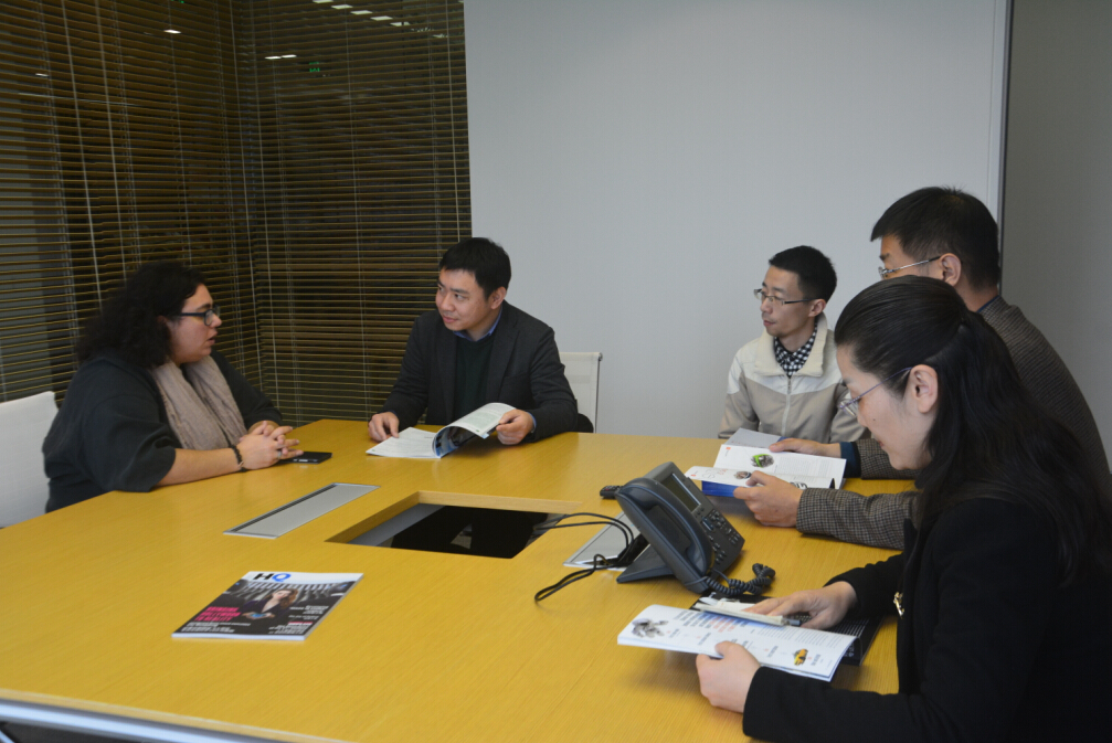 我院领导与CSOFT公司代表洽谈