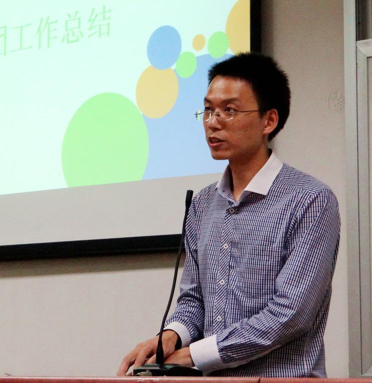 团委书记王斌讲话